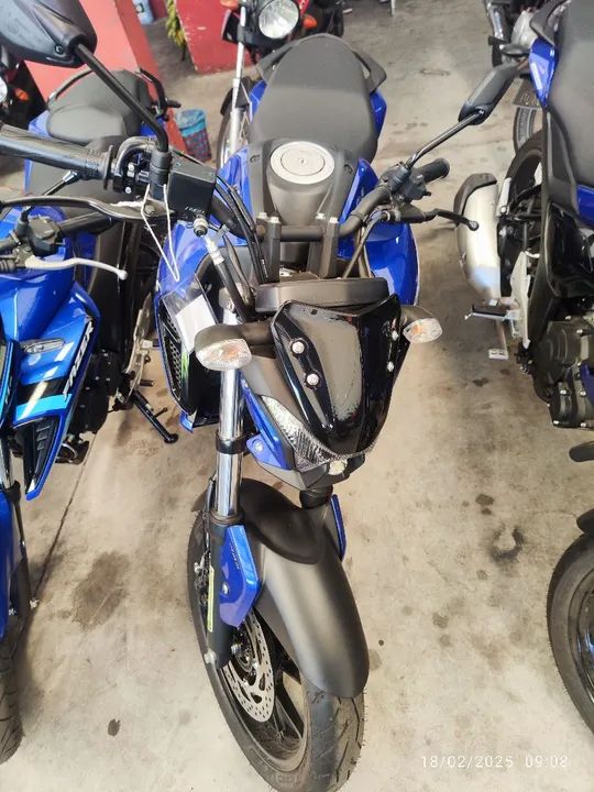 YAMAHA FZ 15 AZUL 2024 - 0 KM- IMPECÁVEL! VITÓRIA MOTORS  - Foto 2