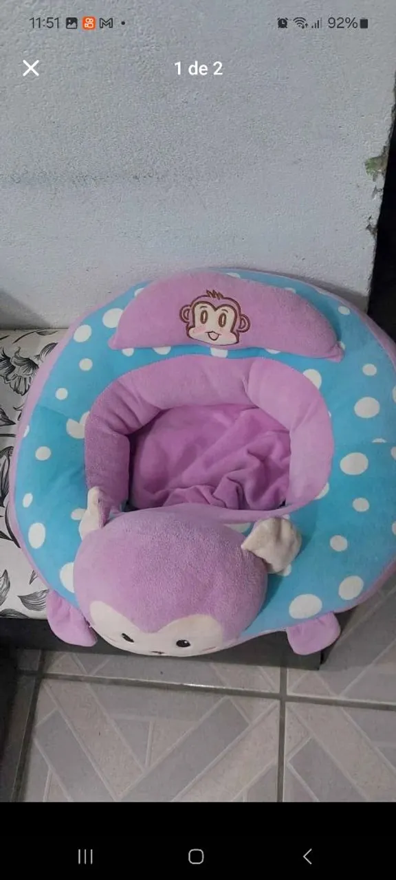 Acento almofada de bebe