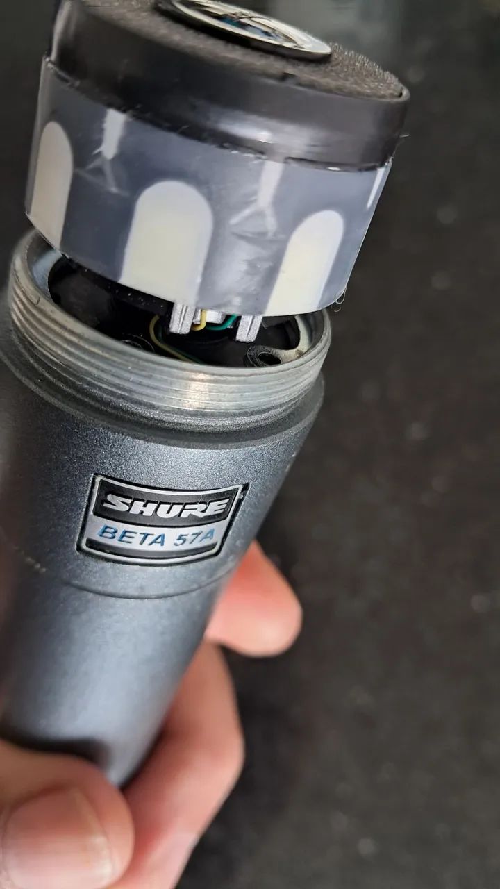 Microfone Shure Beta 57A Original 800,00  - Foto 3