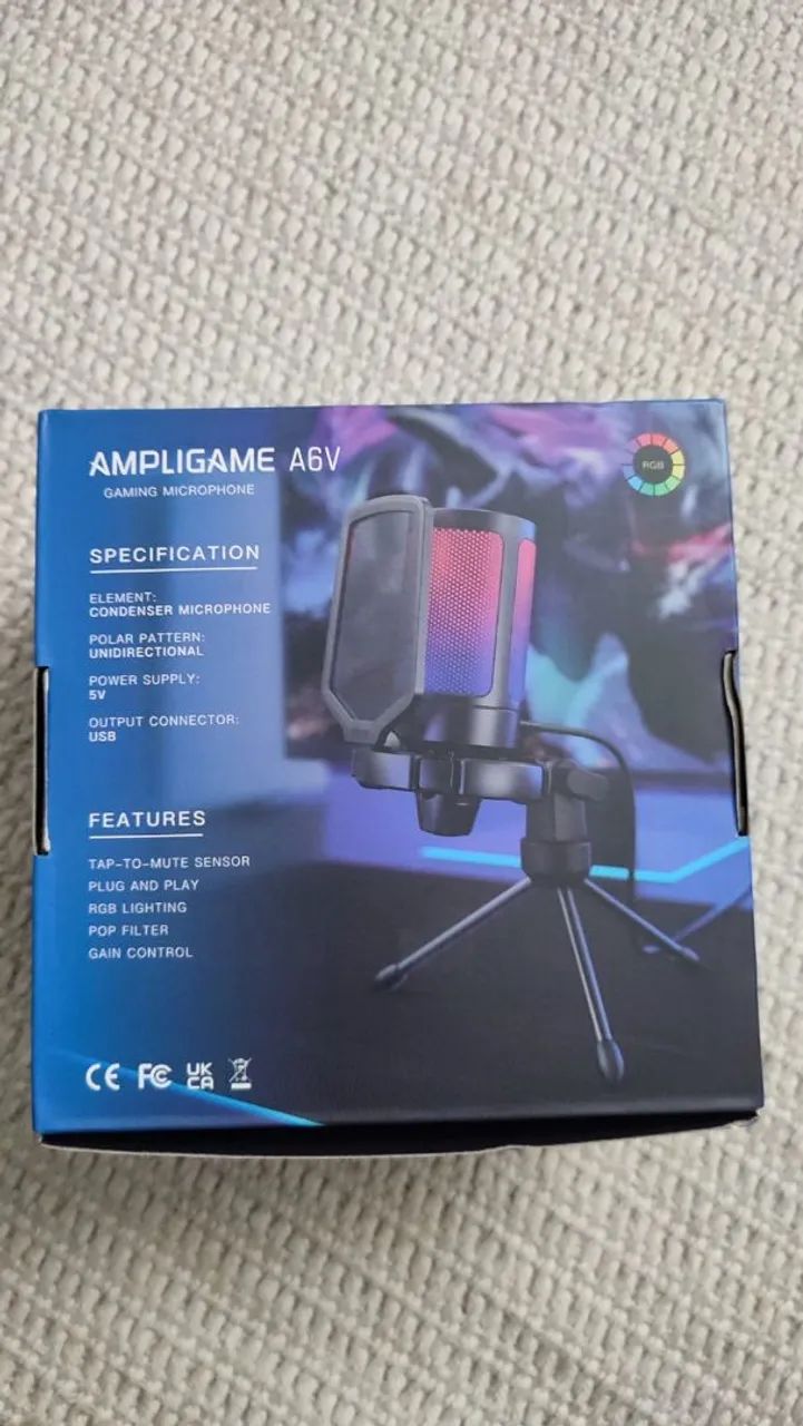 Microfone Fifine Ampligame A6V - Foto 6