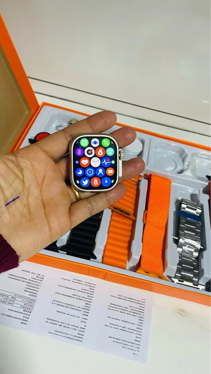 Smartwatch Ultra 9 - 49mm - 7 em 1 - Foto 2