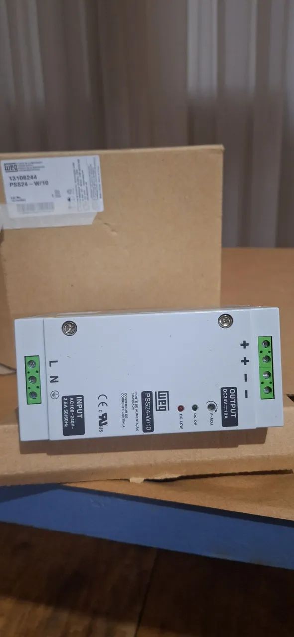 Fonte chaveada weg 24vcc 10 A 240w pss24-w/10. - Foto 6