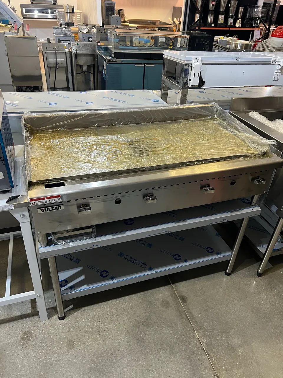 Chapa a gás Vulcan 1,20m nova pronta entrega 