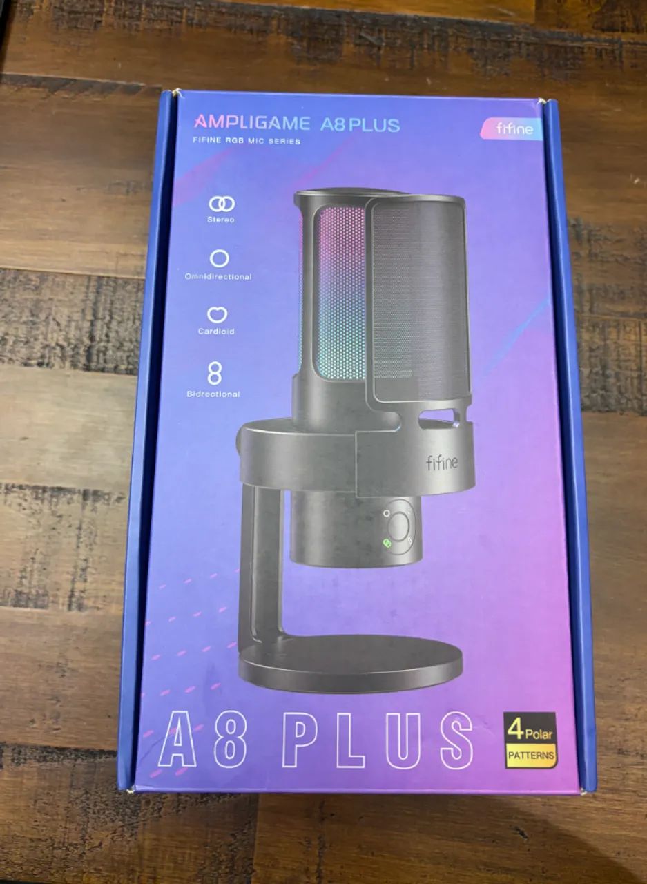 Microfone FIFINE A8 PLUS (Nunca usado)