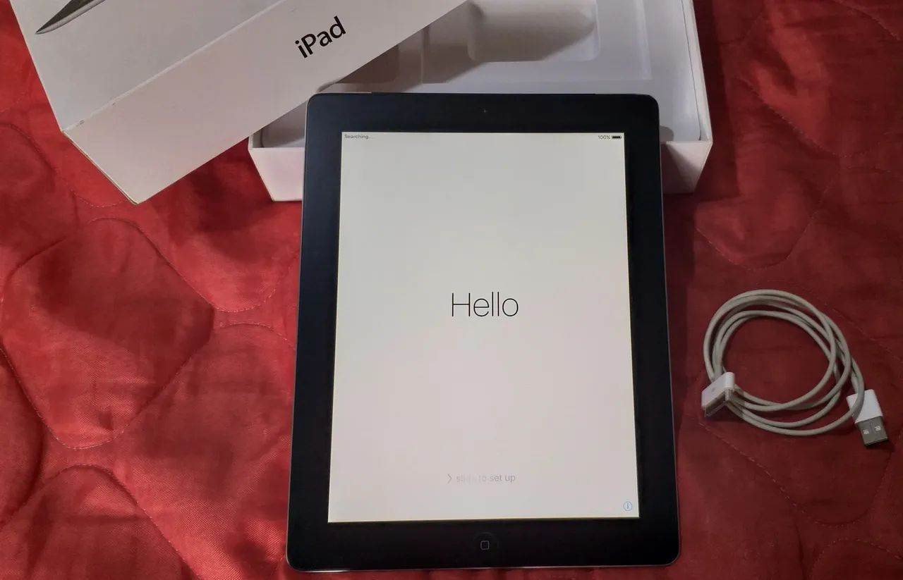 iPAD2 a1396 Alumínio 3G 16GB Caixa Cabo de Carga Todas as Funções Ok Sem Detalhes NF ZN SP