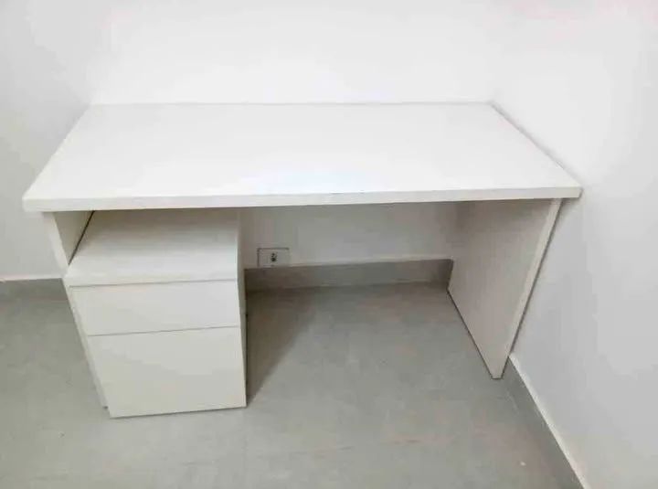 MESA RETA BRANCA* MARCENARIA PRÓPRIA *LEIA O ANÚNCIO
