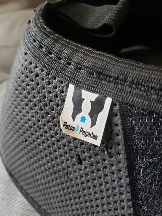 colar elizabetano filhote ou cães de pequeno porte - flexível - Foto 3