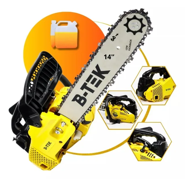 Motosserra B-tek Bt-dz46 Amarela 25.4cc 2800w