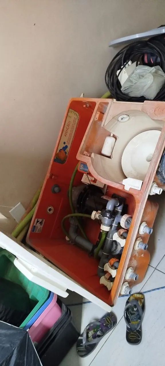 Casa de bomba completa para piscina - usado - Foto 3