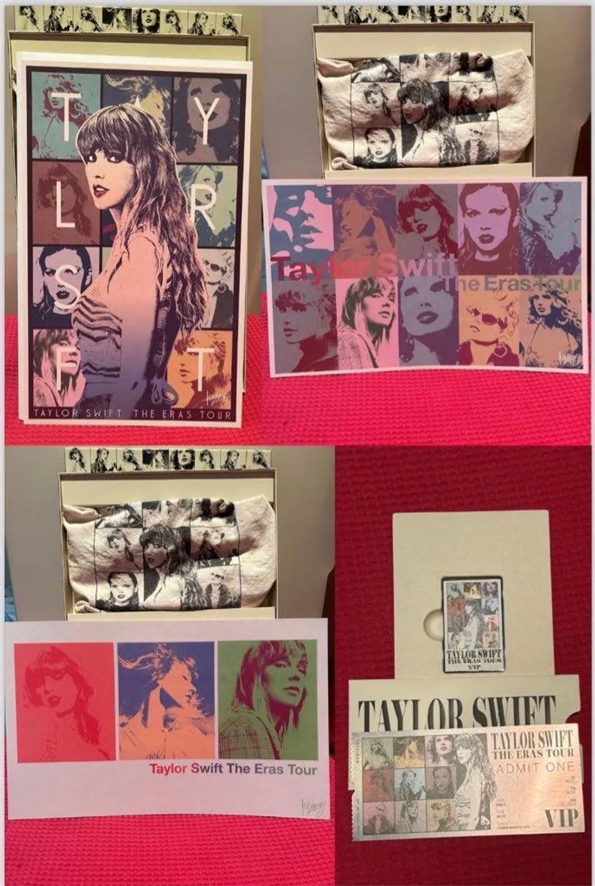 KIT VIP PACOTE VIP BOX VIP TAYLOR SWIFT THE ERAS TOUR - Hobbies e