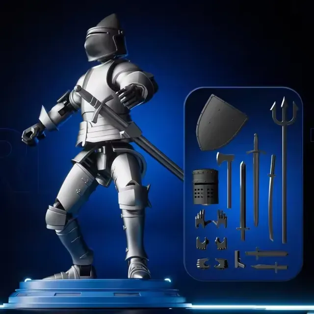 Bonecos Knight Paladin 13" / Kit Completo Novo Lacrado