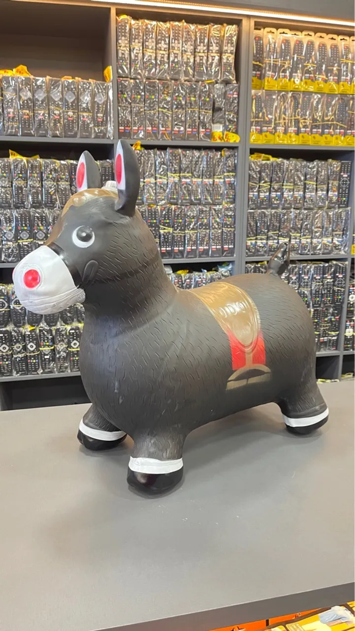Cavalo upa upa musical de Pular Inflável para Crianças