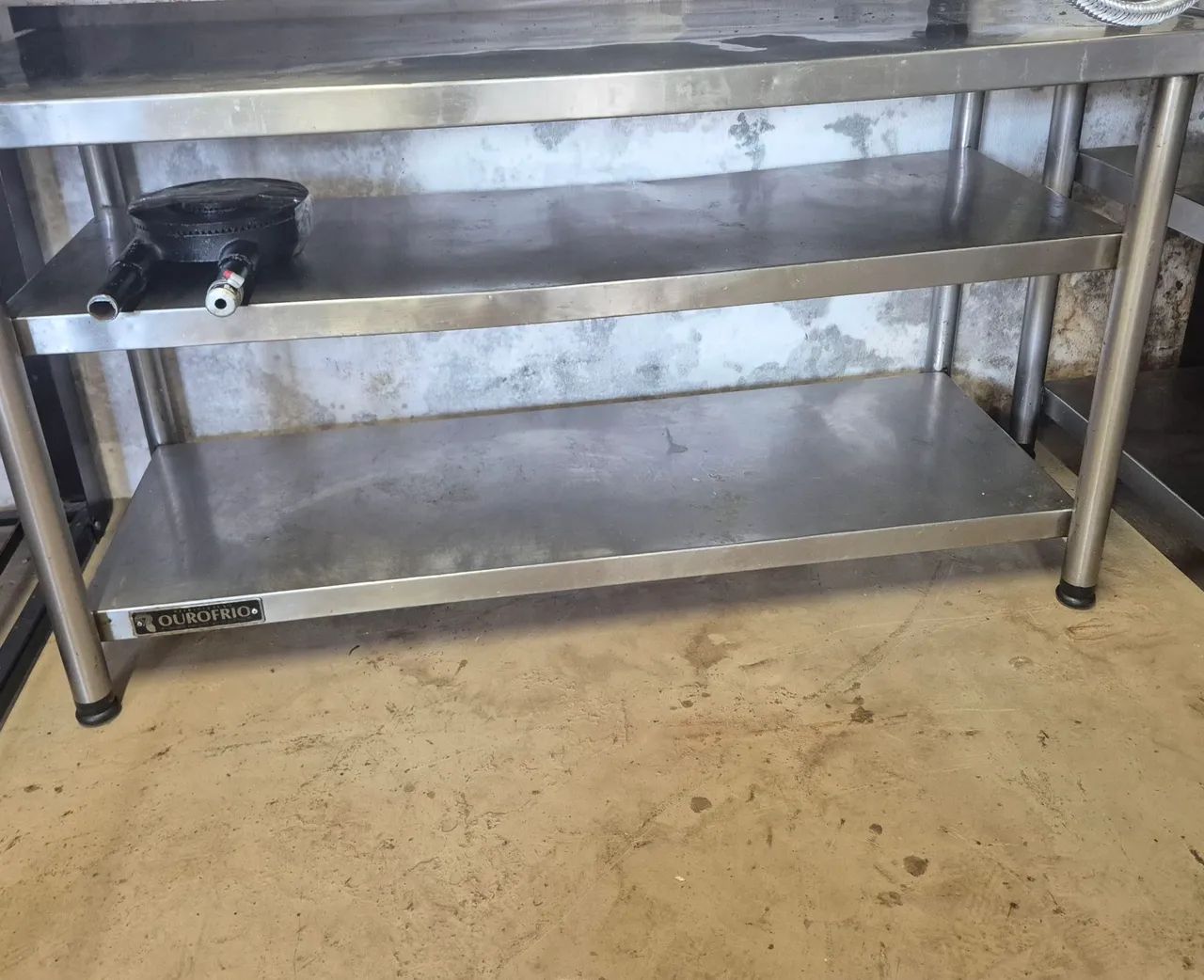 ? Mesa de Aço Inox Industrial OUROFRIO ?