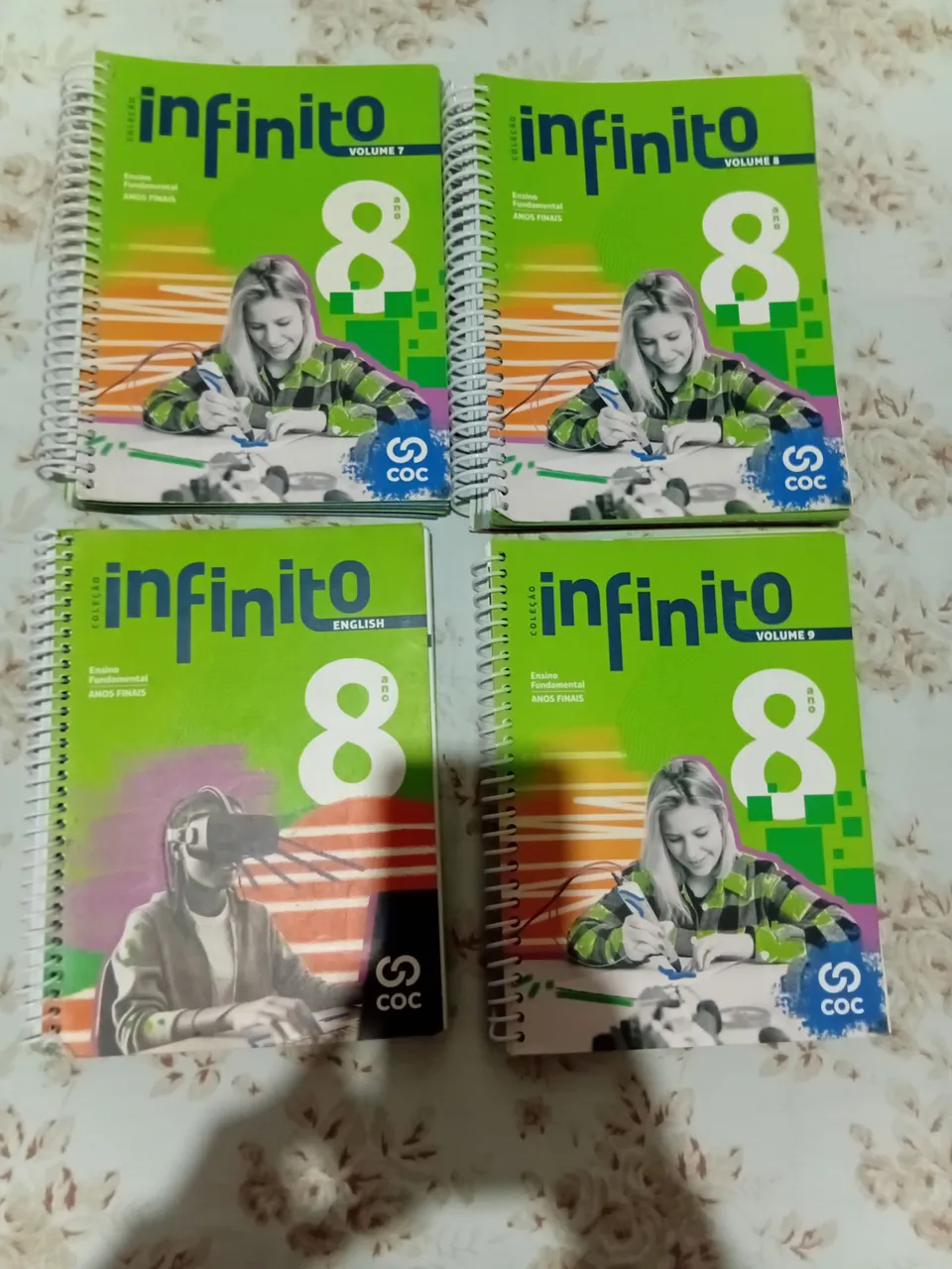 Livros 8 ano ensino coc