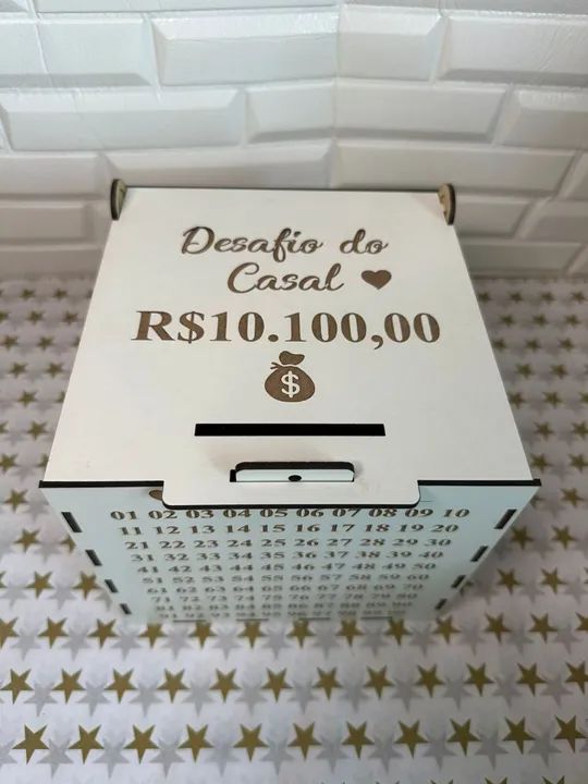 Cofre Desafio do Casal - R$10.100,00 - Foto 4