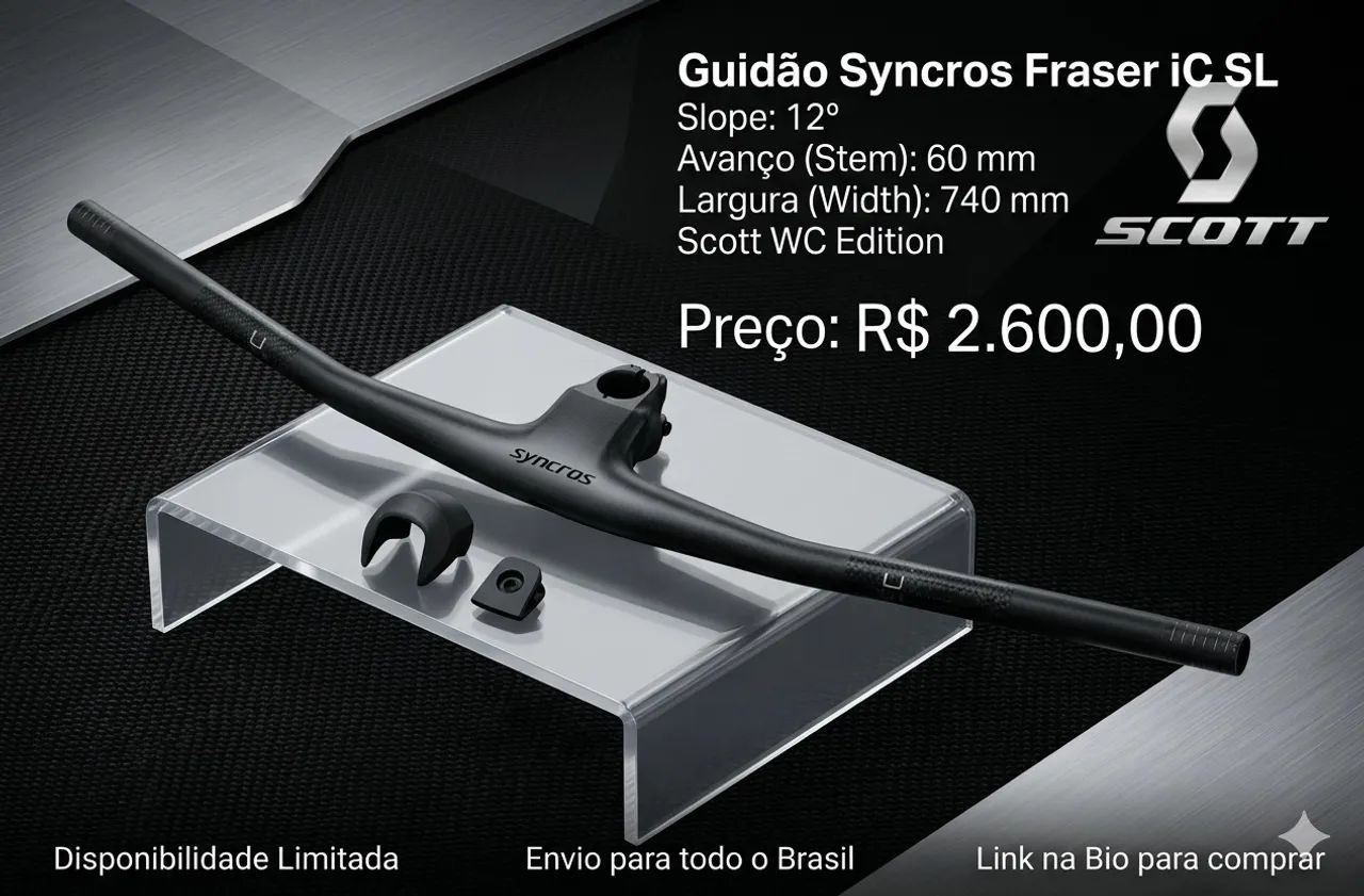 Guidão SCOTT SYNCROS  FRASIER SL WC - Foto 2