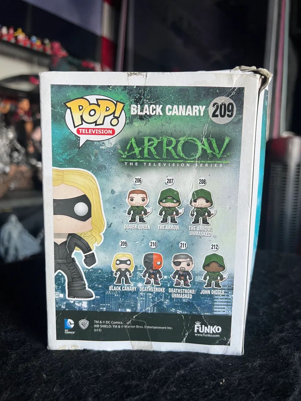 Funko Pop! Television Arrow / Arqueiro Verde Black Canary 209  - Foto 2