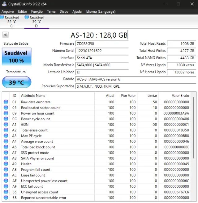 SSD Interno 128GB - ACOS  - Foto 2