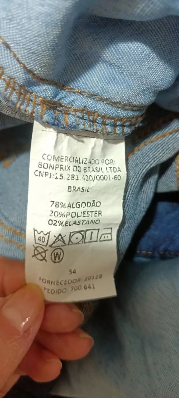 Macacão jeans tamanho 54  - Foto 4