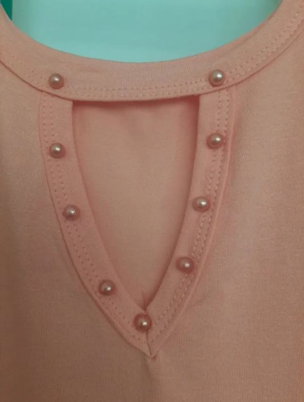 Blusa Romântica salmão  - Foto 3