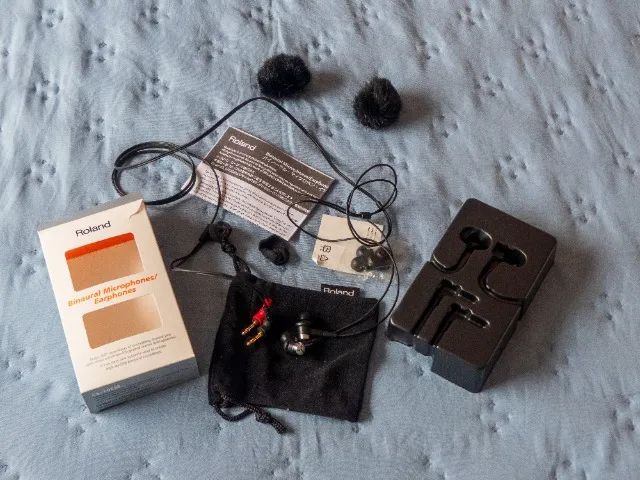 Microfone ASMR áudio 3D binaural - Roland CS-10EM - Foto 3