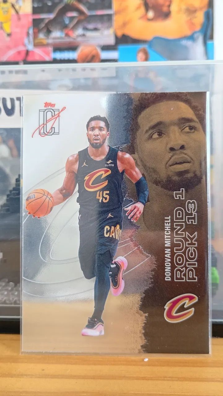 combo nba topps signature class 25/2026 - donovan mitchell - Foto 2