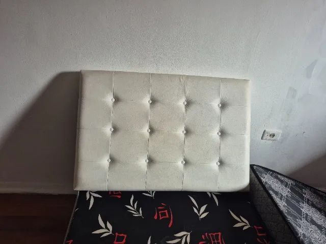 Cama box solteiro com colchão e cabeceira  - Foto 4