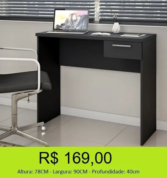 Escrivaninha uma gaveta - Funcionalidade e custo beneficio  - Foto 2