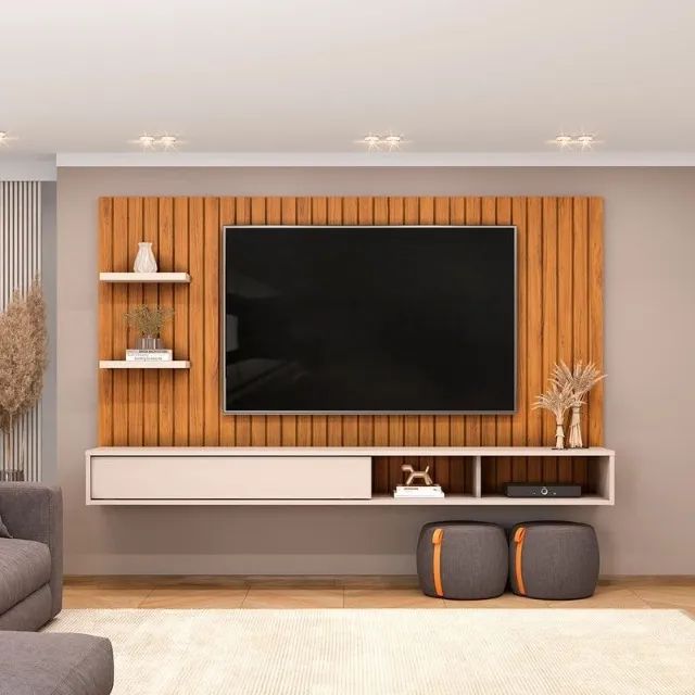 Painel Suspenso P/TVs Até 60 Polegadas 1.79M Ripado. Produto Novos Direto de Fábrica.