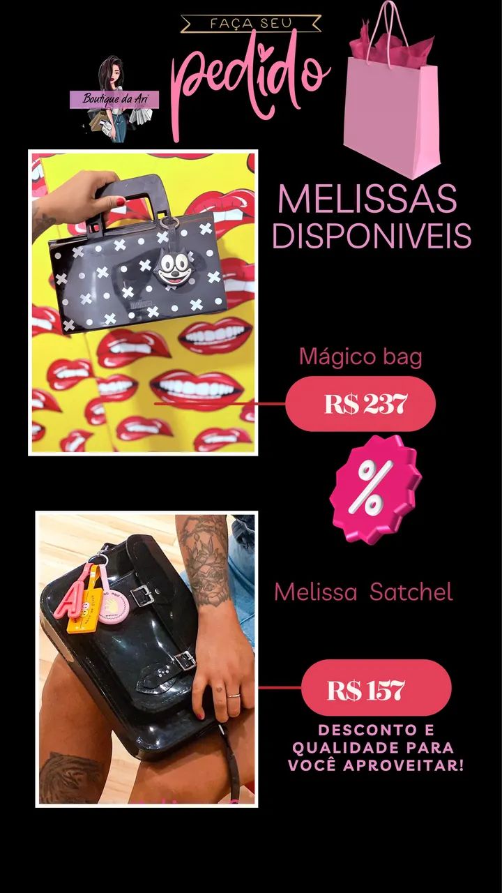 Melissa Originais n 36 - bolsas e acessórios  - Foto 5