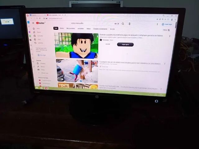 Monitor HP Tela LED de 20 Polegadas Giratória 90° - Foto 3