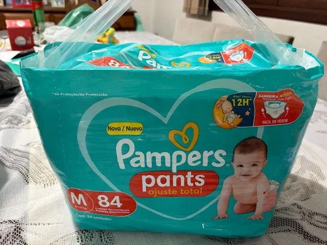 Fralda Pampers Pants M 84 unidades - Foto 2