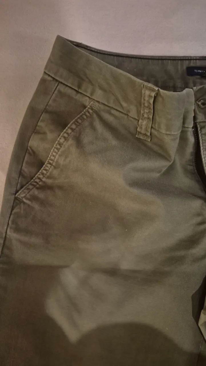 Calça social verde Tommy Hilfiger - Foto 5