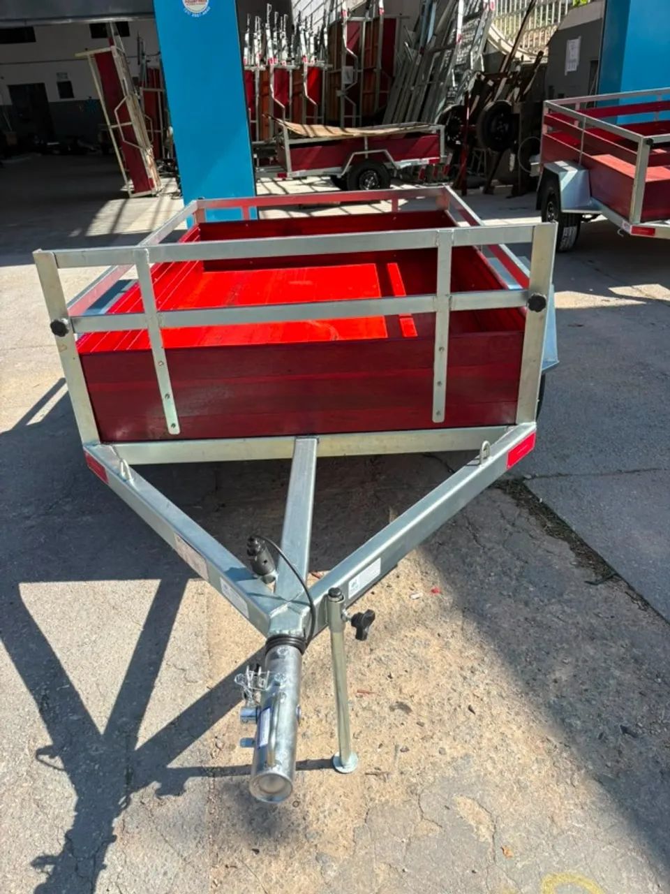 Carretinha 1,80x1,20 GALVANIZADA - À PRONTA ENTREGA  - Foto 2