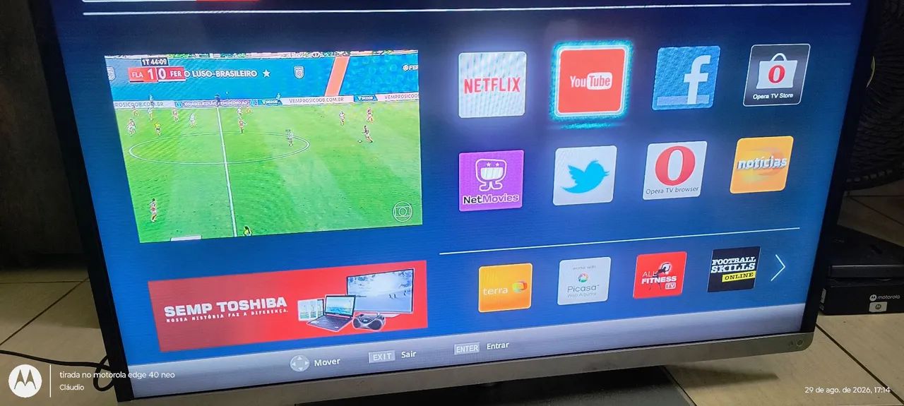 vendo tv Semp Toshiba 40 polegadas funcionando normalmente 