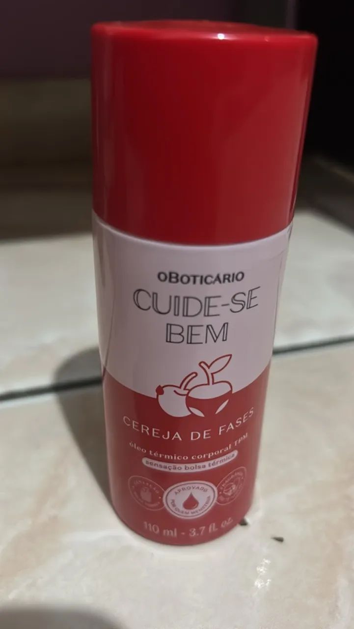 Produto oBoticário relaxante térmico para cólica 