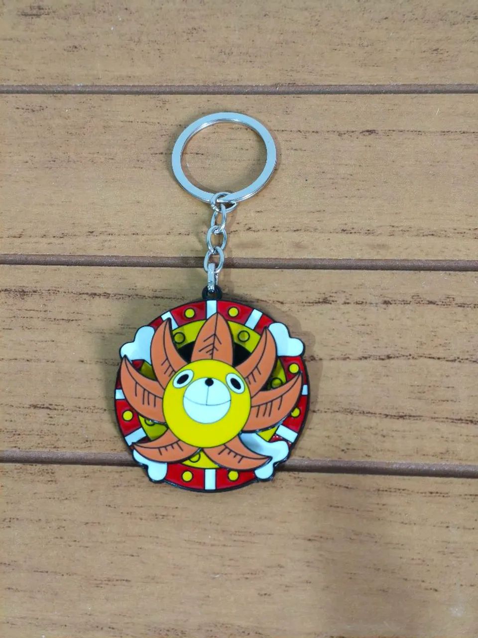 One Peace - pingente chaveiro de metal com sistema giratório e esmaltado  - Foto 3