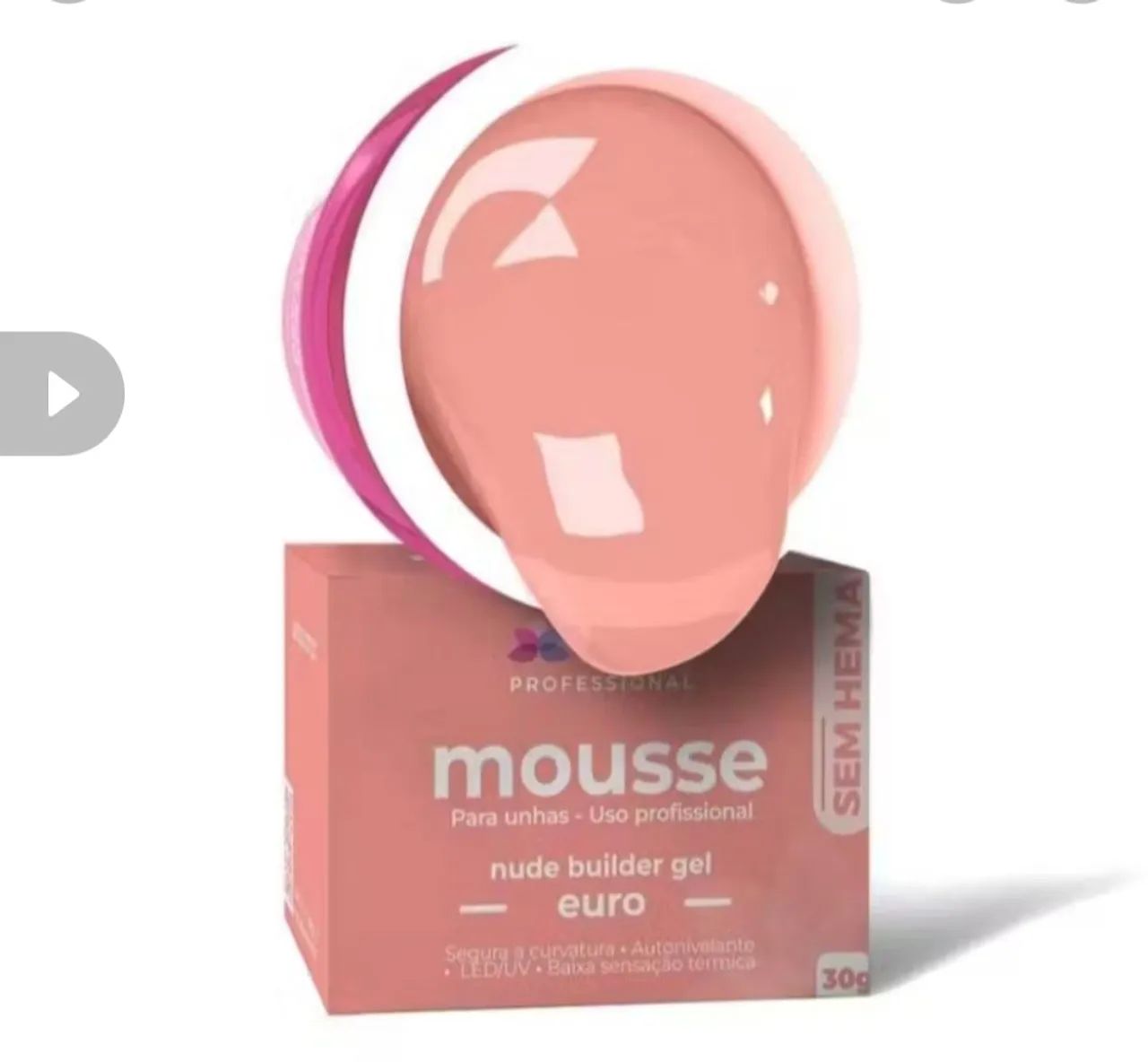 2x Gel risa builder sem hema e tipo 30g euro e clear