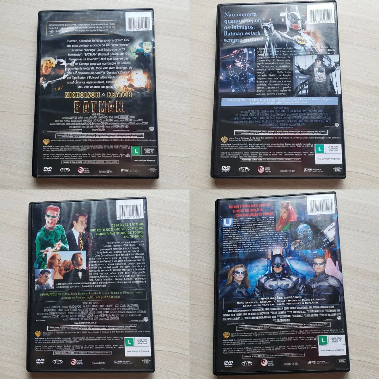 4 DVDs de filmes Batman - Foto 5