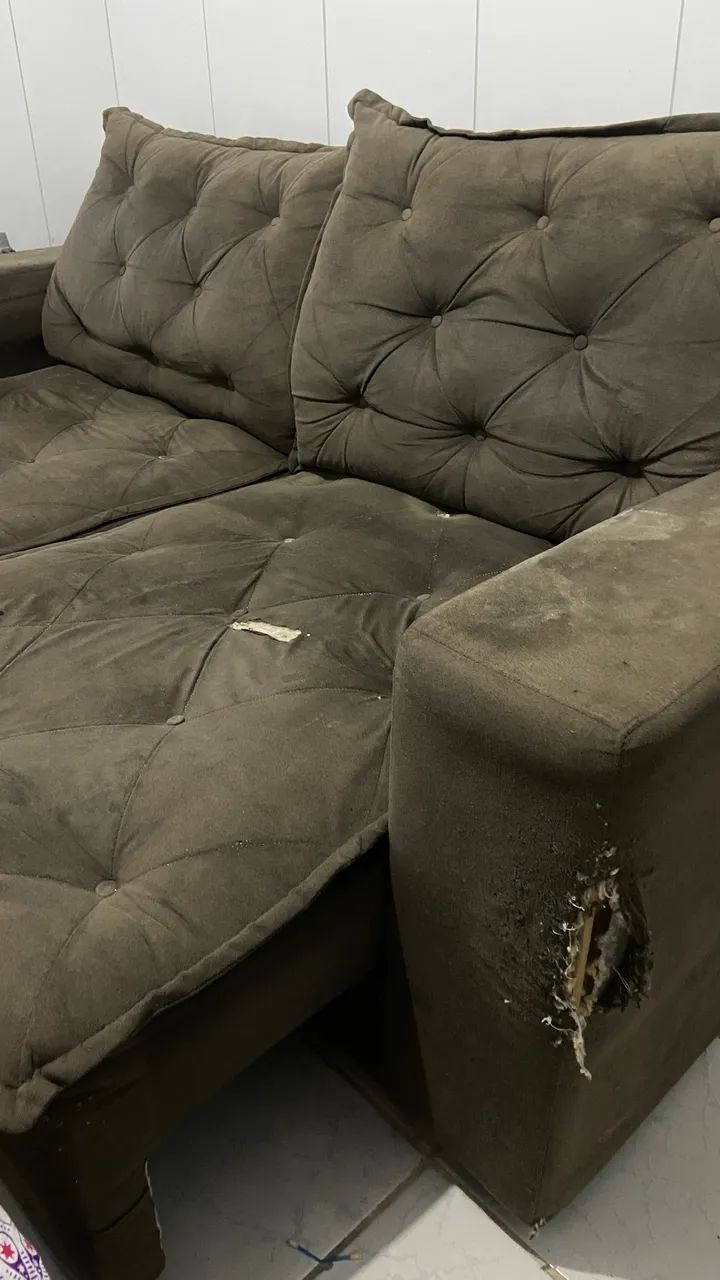 Sofá retrátil 3 lugares 2Metros 