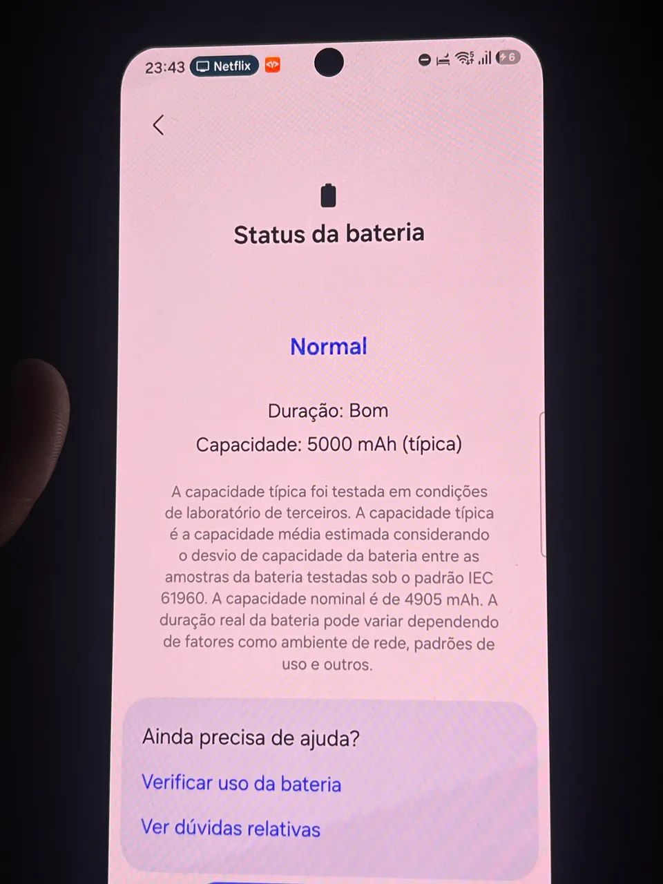 A55 pra vender logo com nota único dono - Foto 4