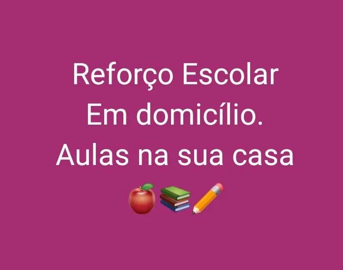 Reforço Escolar em Casa