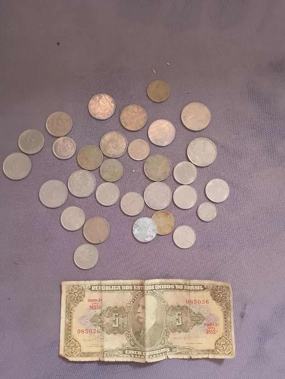 Moedas e cédulas antigas para colecionador - Foto 3