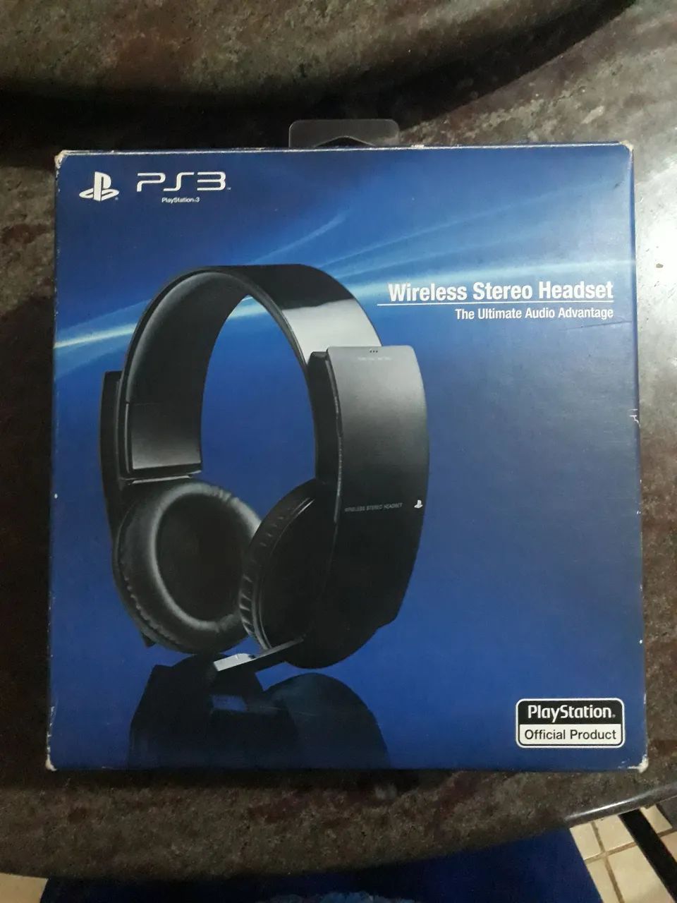 Fone wireless stereo headset 7.1 PlayStation 3