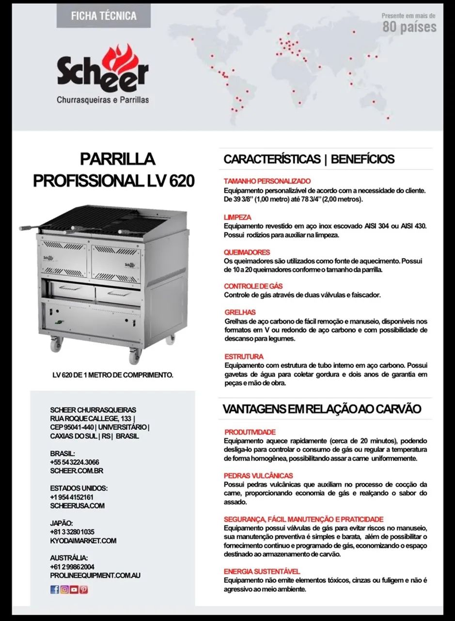 PARRILLA PROFISSIONAL Á GÁS SCHEER - Foto 5