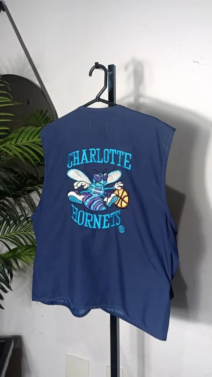 Colete vintage Charlotte Hornets 90's 