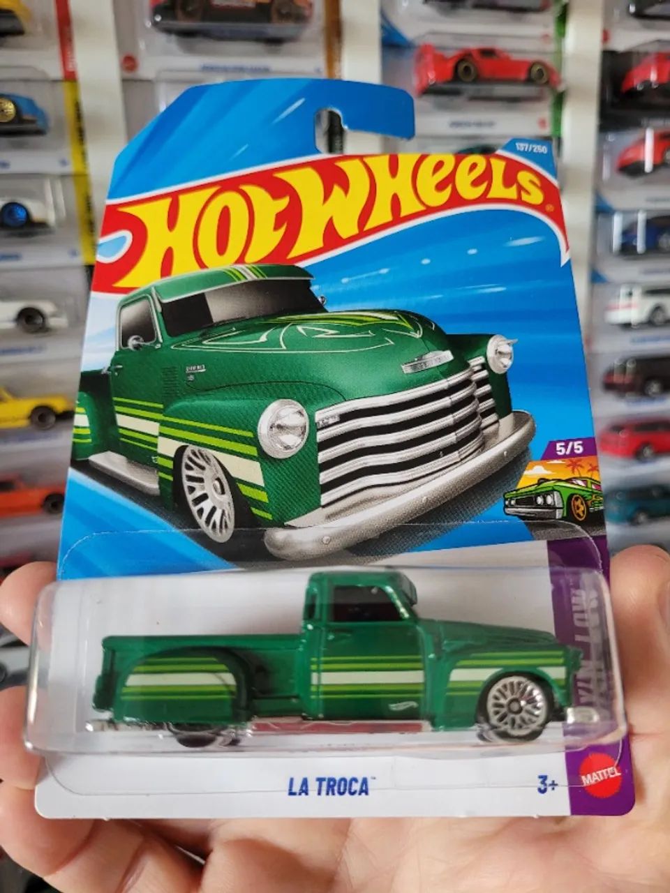 La Troca Verde Pickup Lacrada Hot Wheels.