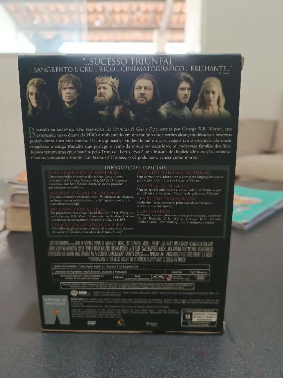 Primeira temporada de Game of thornes em DVD - DVD, Blu-Ray e
