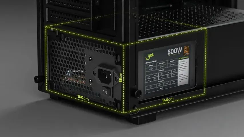 FONTE 500W 80PLUS BRONZE - Foto 2