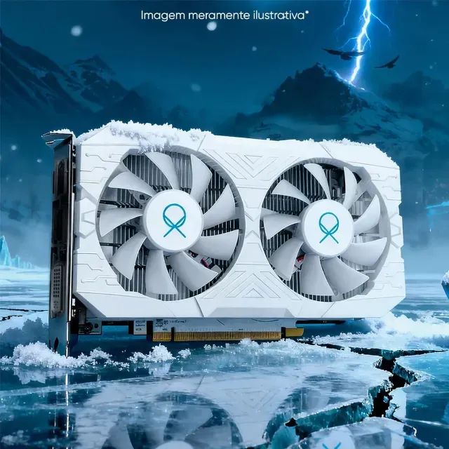 Placa de vídeo AMD RX 580 8gb branca  - Foto 5